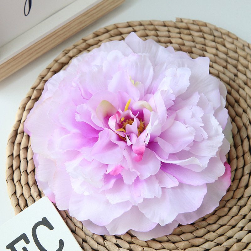 Bulk Large Peony Flowers Silk Flower Heads 6.3"