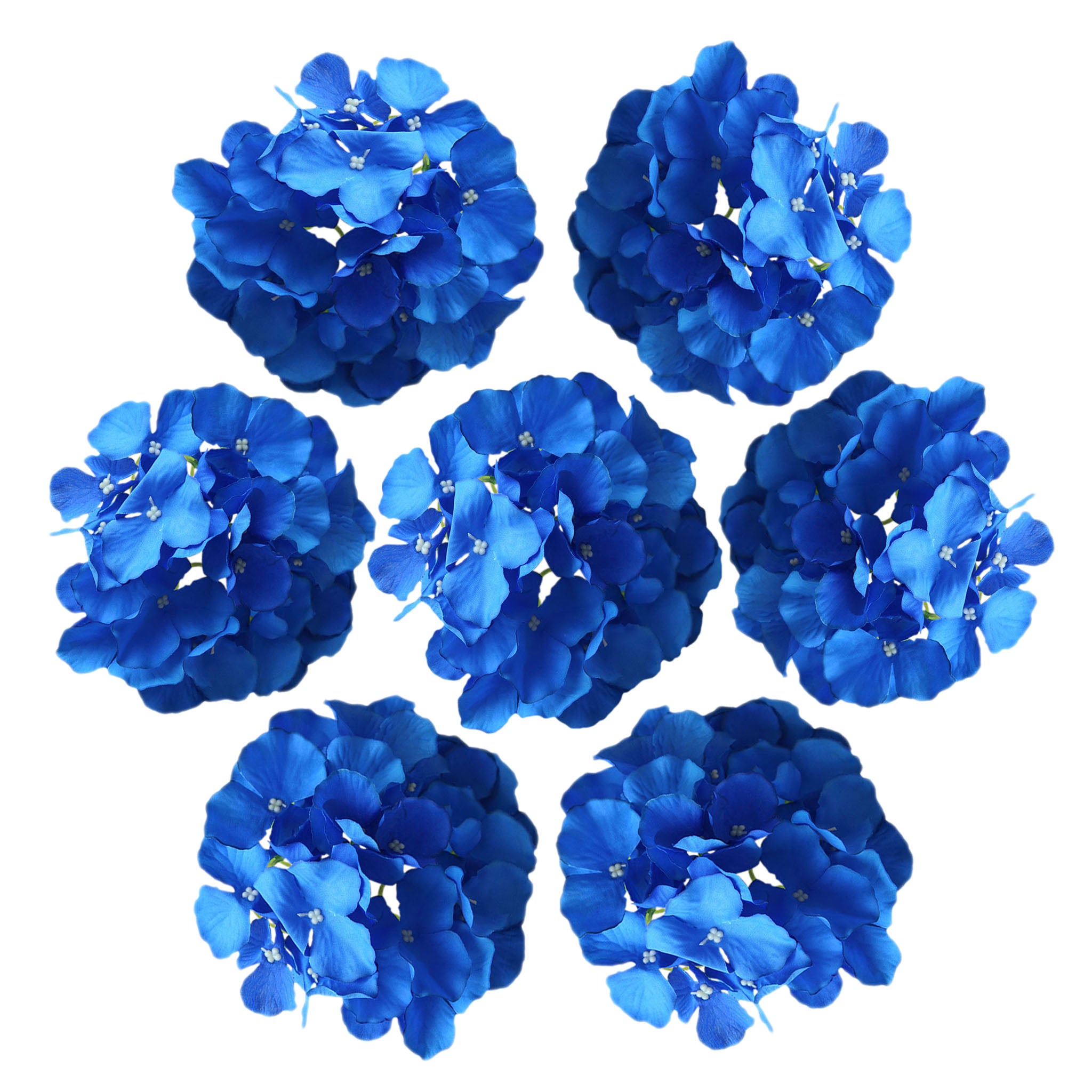 Artificial Silk Hydrange Flower Heads 7 inch