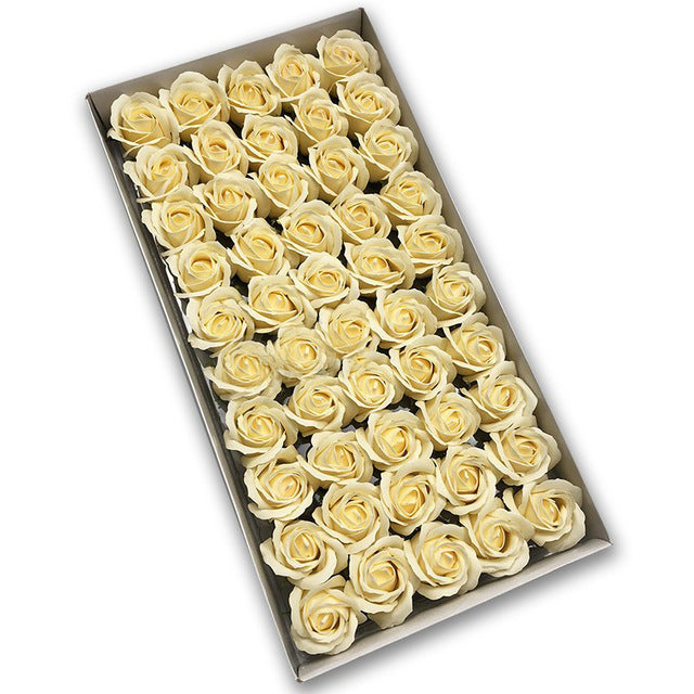 Soap Rose Heads for DIY Wedding Banquet Guest Gift