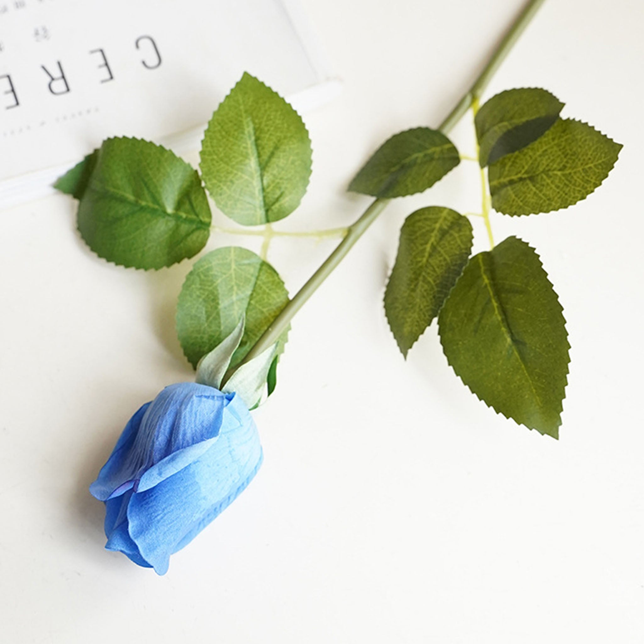 Real Touch Flowers Silk Rosebud Faux Flower