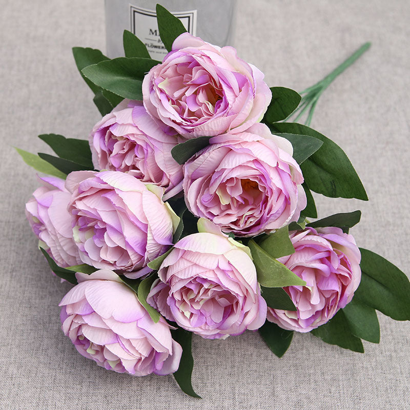 Silk Peony Flower Branches for Flower Arrangements