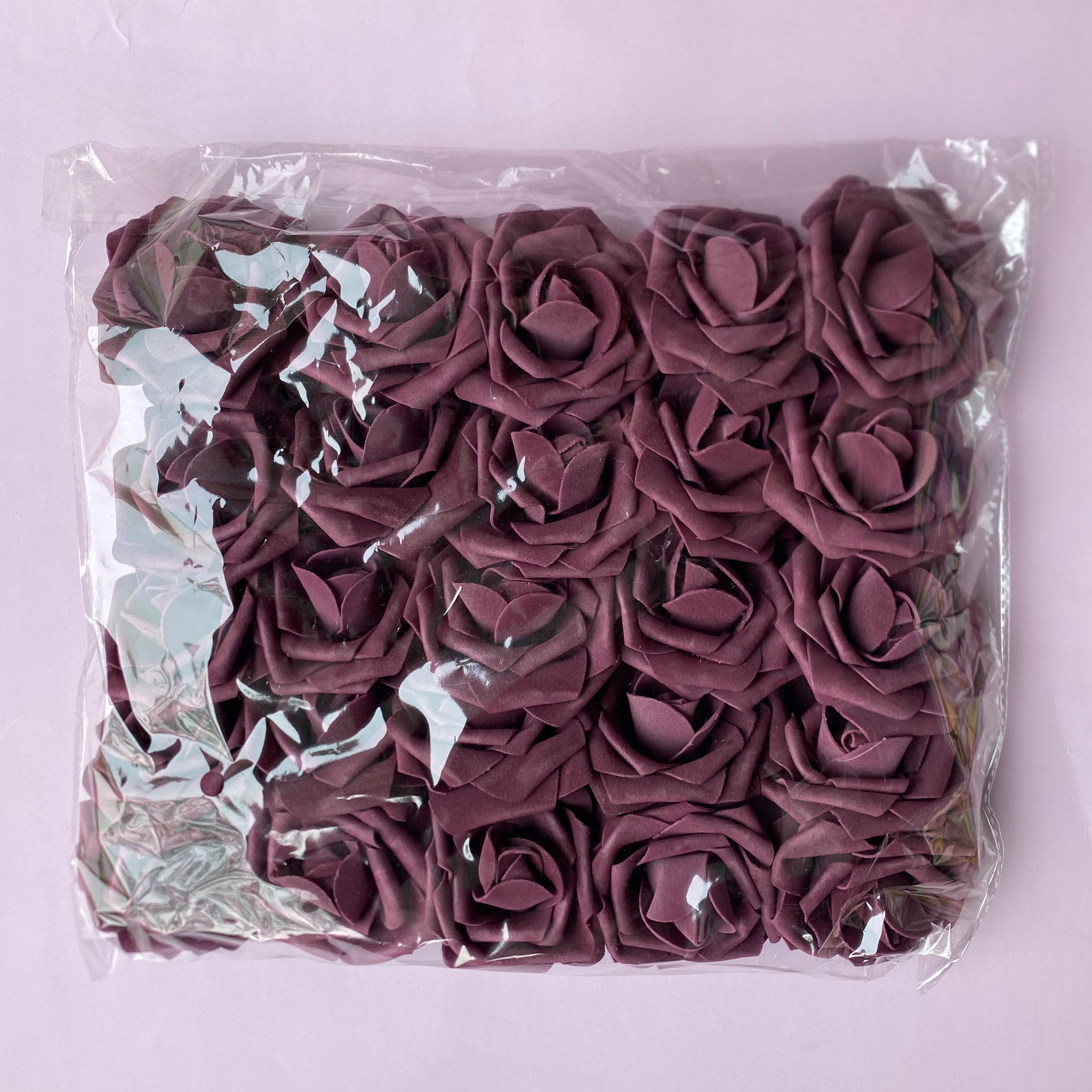 Plum Rose Flowers Artificial Flower Fake Roses