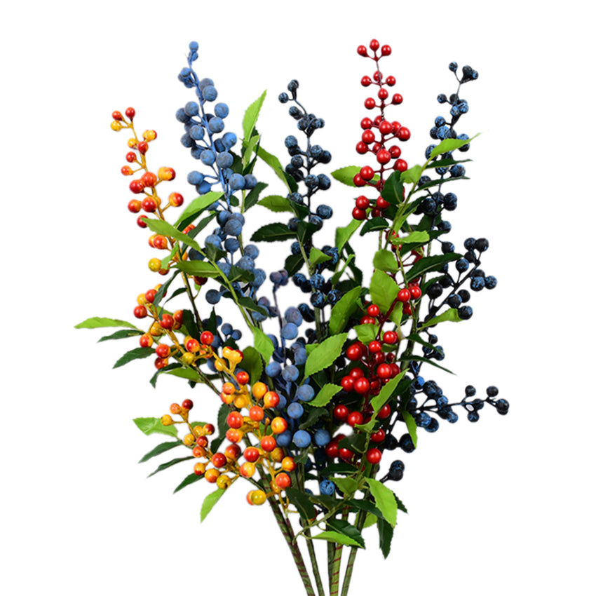 Artificial Berries for Christmas Decorations Door Wreath DIY