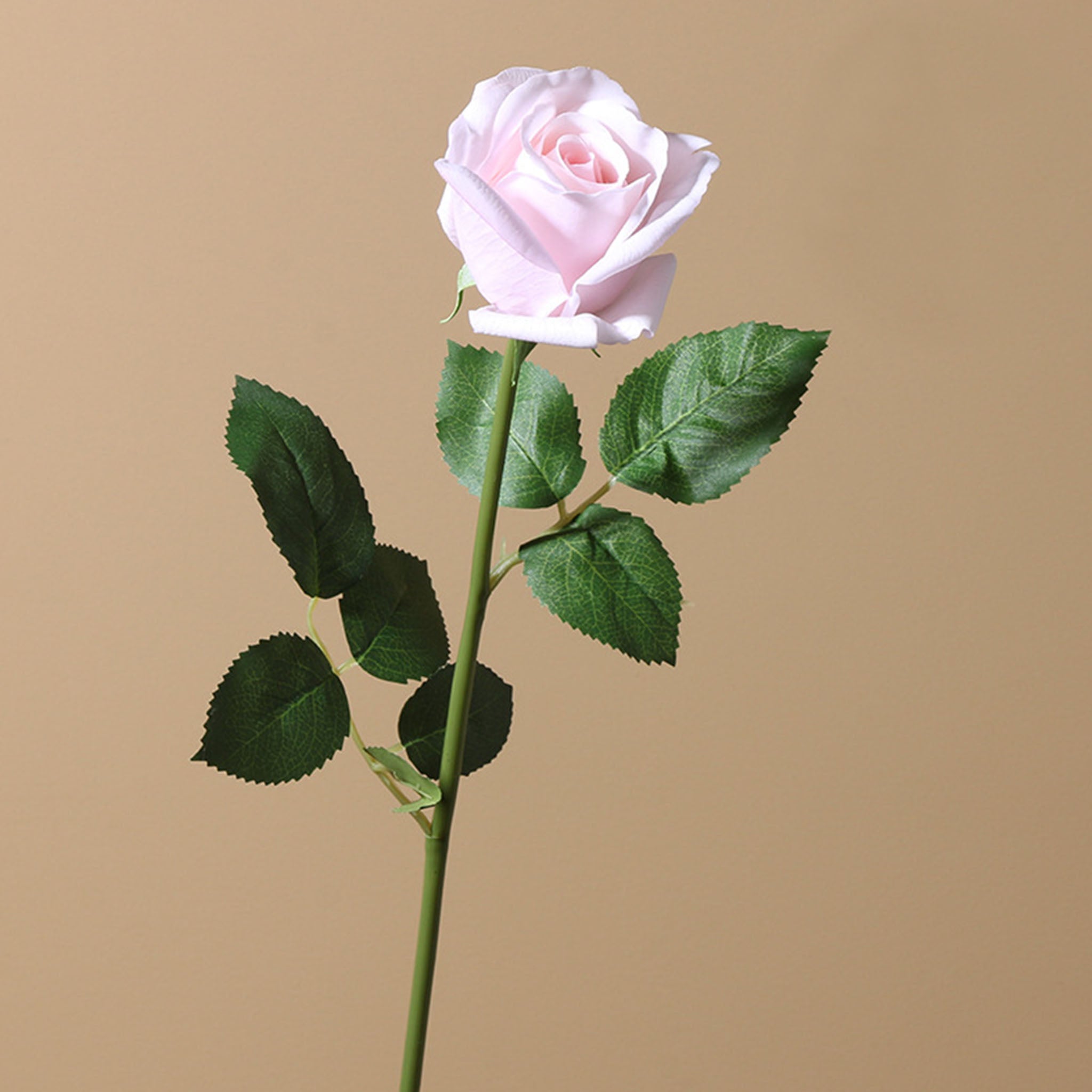 Realistic Flowers Real Touch Half Open Roses 22"