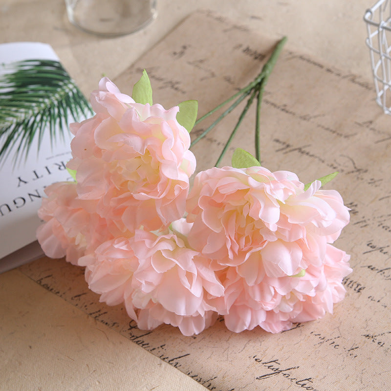 Fake Peony Flowers Artificial Wedding Floral Arrangement
