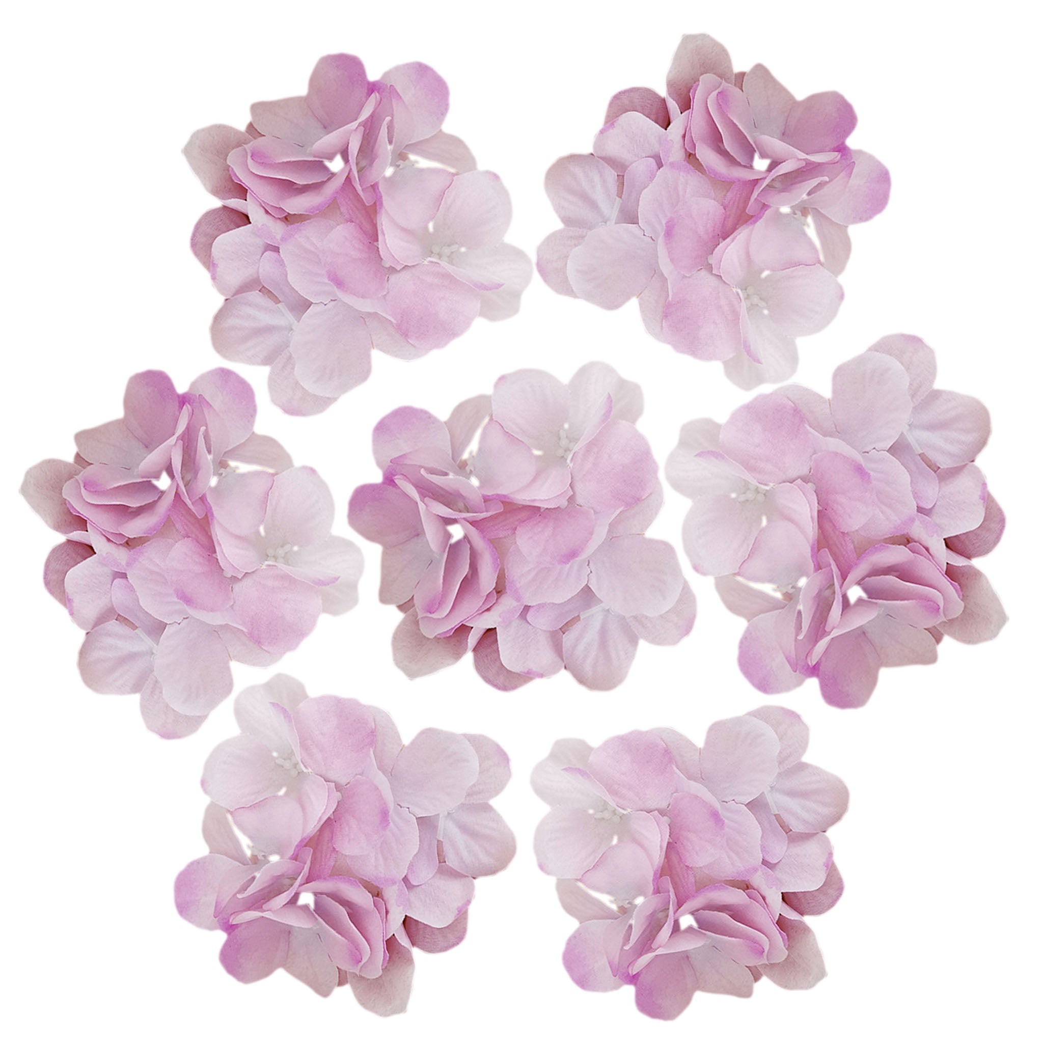 Silk Hydrangea Artificial Hydrangea 20 Flowers for Crafts Cake Topper Backdrops