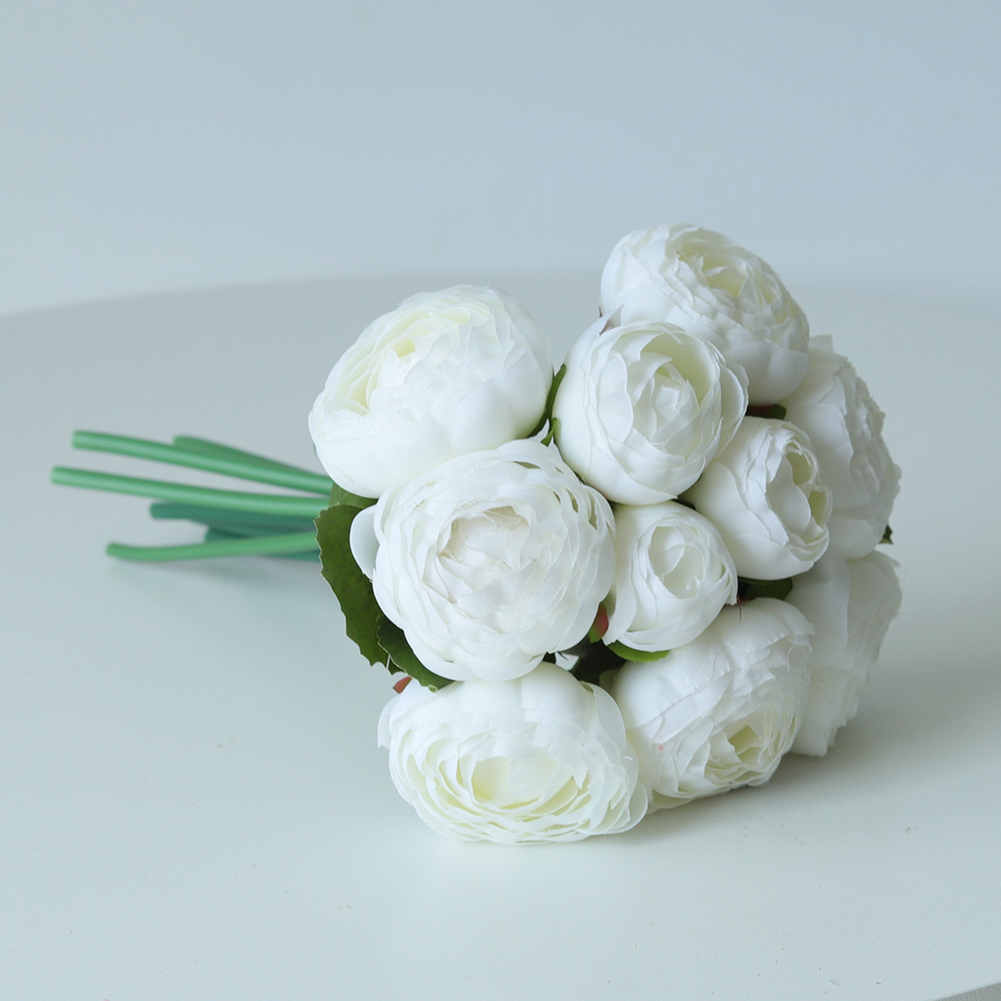 Small Silk Peony Ranunculus Flower Bouquet