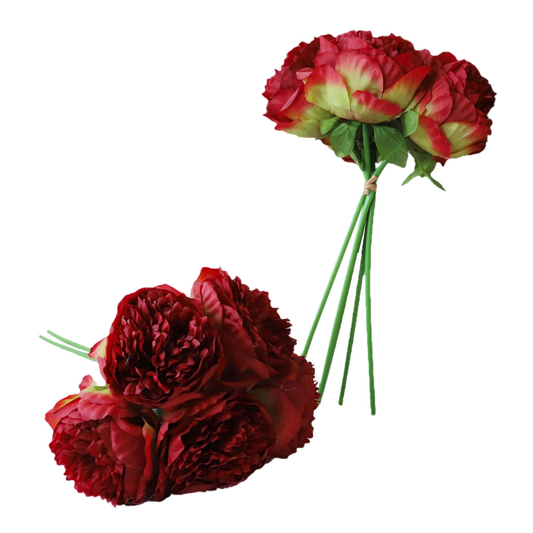 Silk Peony Bouquet Wedding Decoration Fake Flower Arrangement