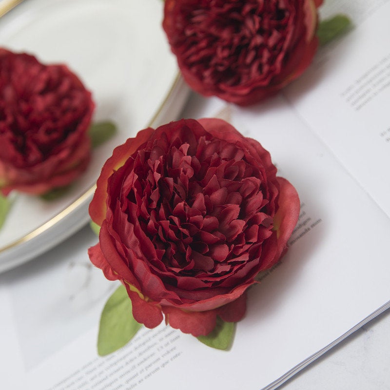Wholesale Silk Peony Flower Heads Bulk Peonies