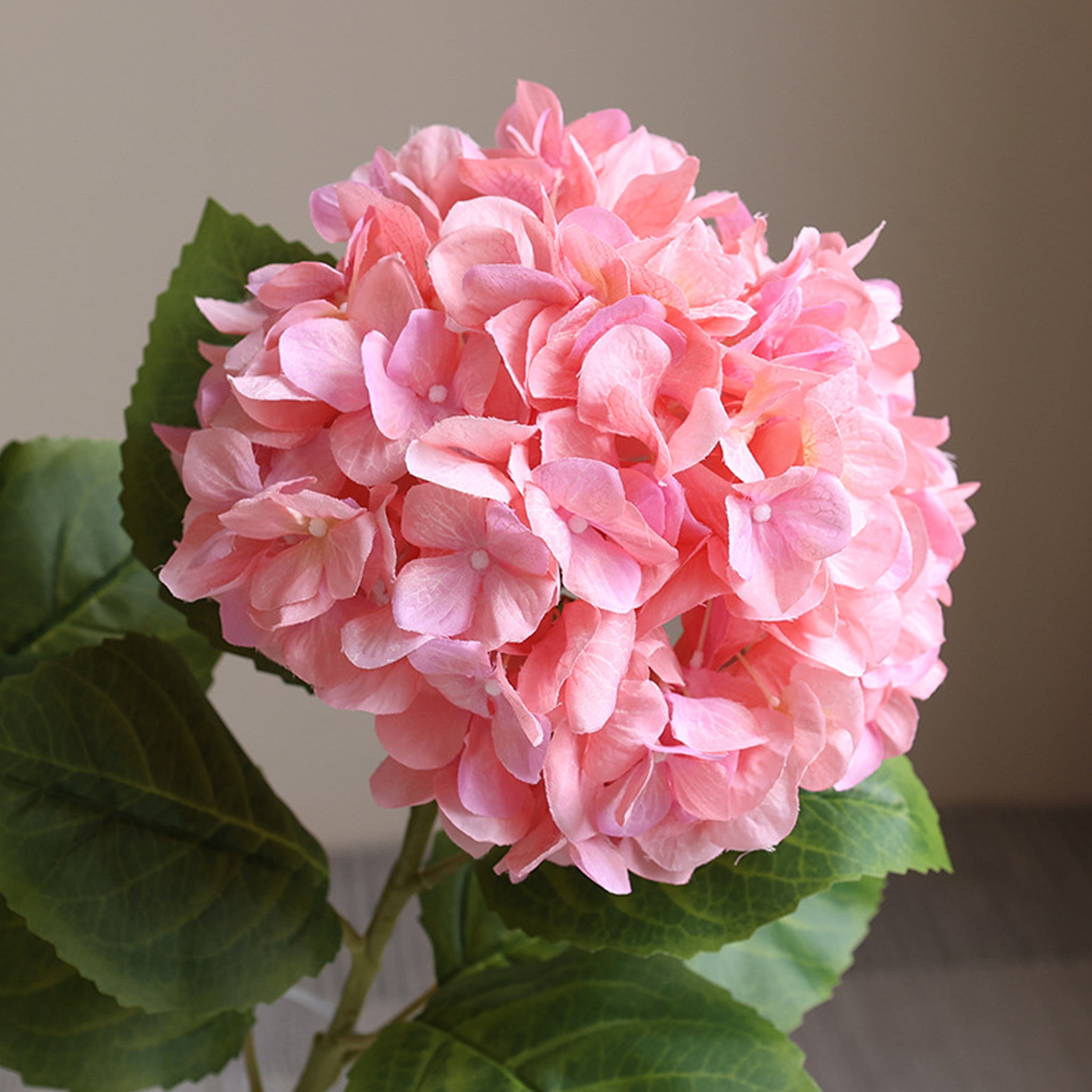 Giant Artificial Hydrangea Flowers Long Stem