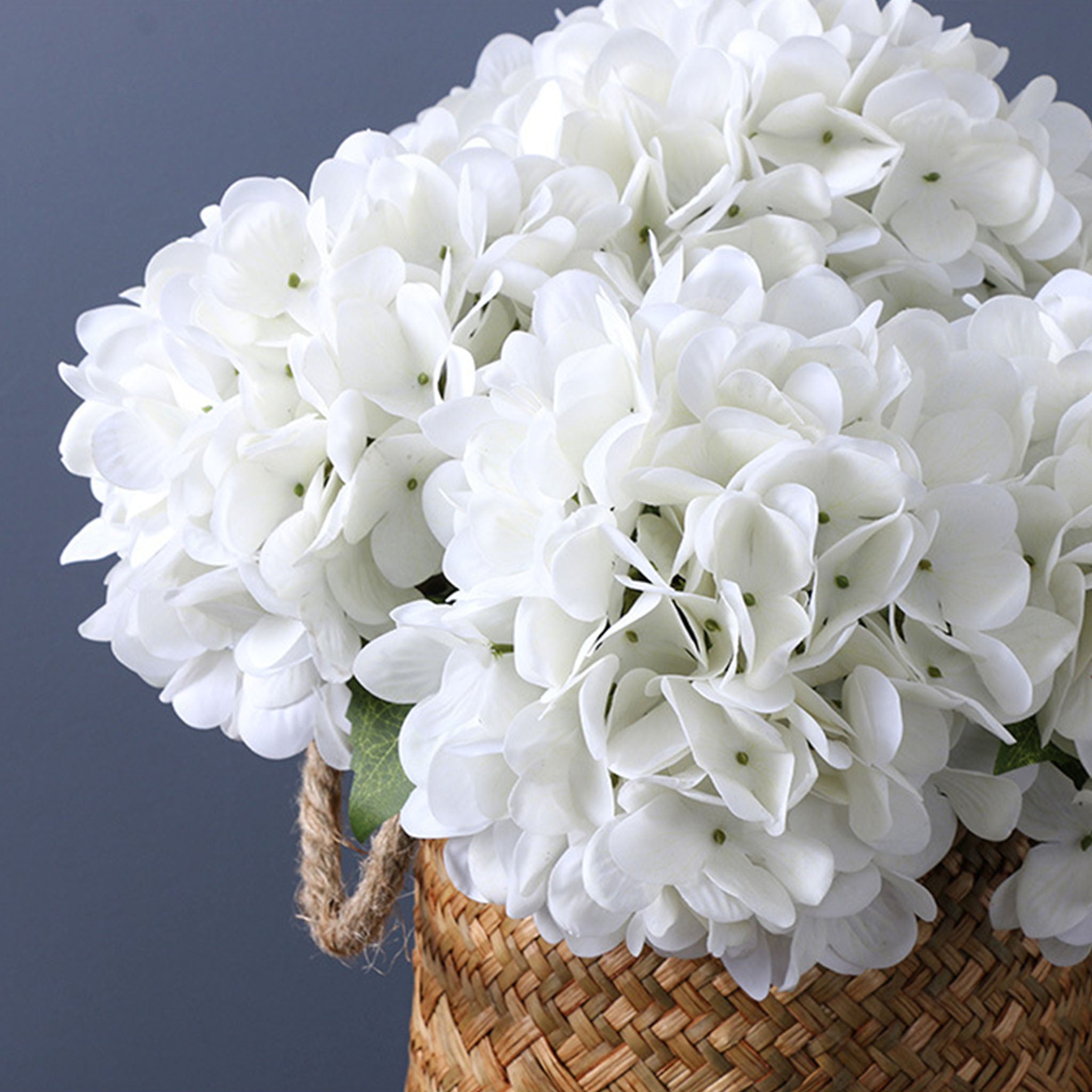 Artificial Hydrangeas Real Touch Hydrangea Flowers