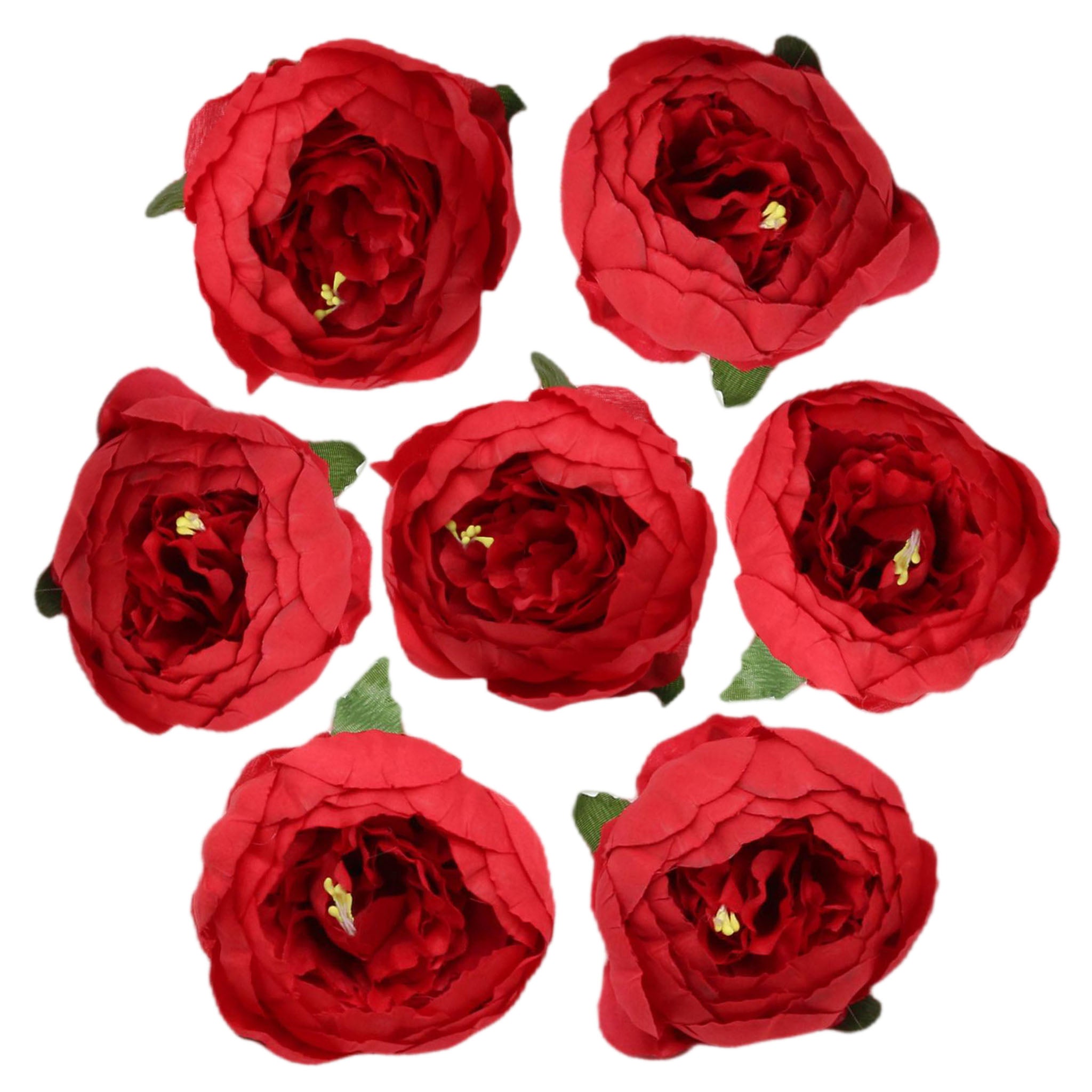 Bulk Fake Flowers Silk Peony Blooms for Flower Wall DIY