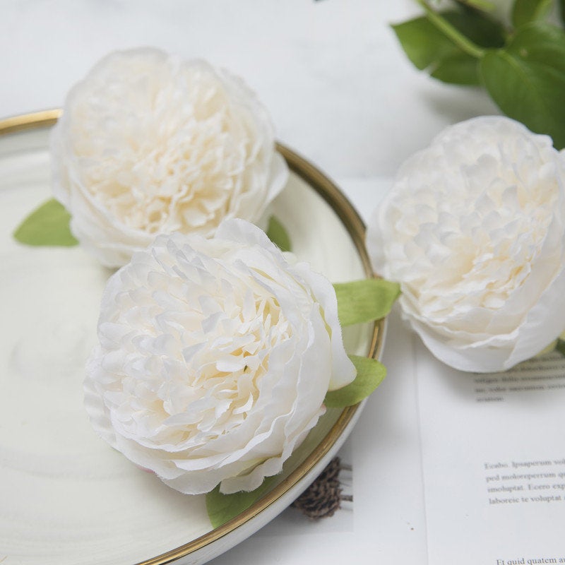 Wholesale Silk Peony Flower Heads Bulk Peonies