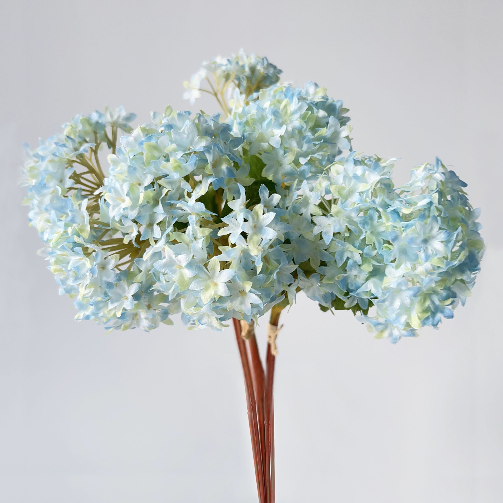 Faux Hydrangea Bundle Mini Hydrangeas Flowers