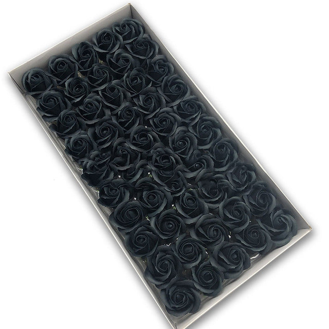 Soap Rose Heads for DIY Wedding Banquet Guest Gift