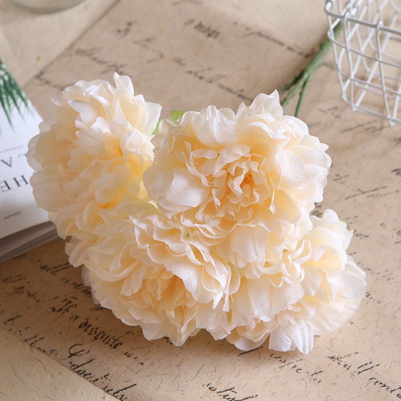 Fake Peony Flowers Artificial Wedding Floral Arrangement