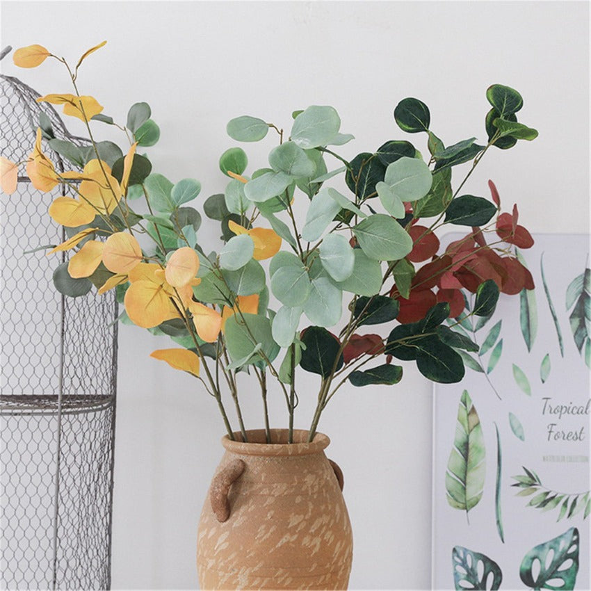 Artificial Eucalyptus Plants for Flower Arrangements