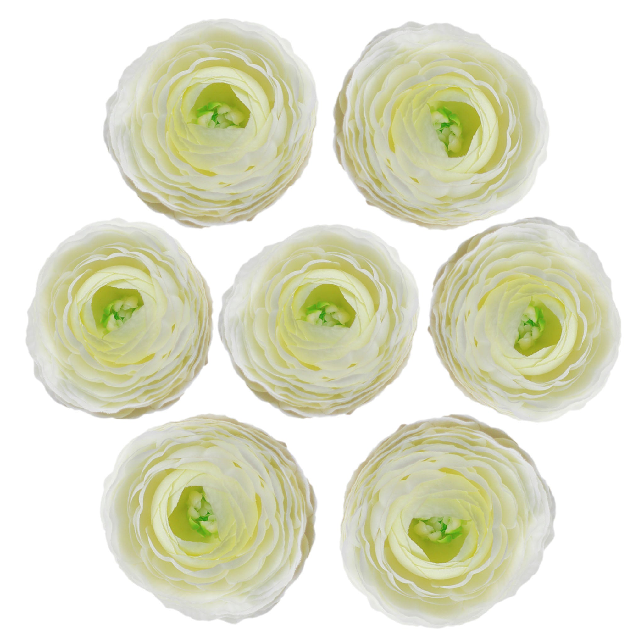 Artificial Ranunculus Flower Heads 50 Bulk