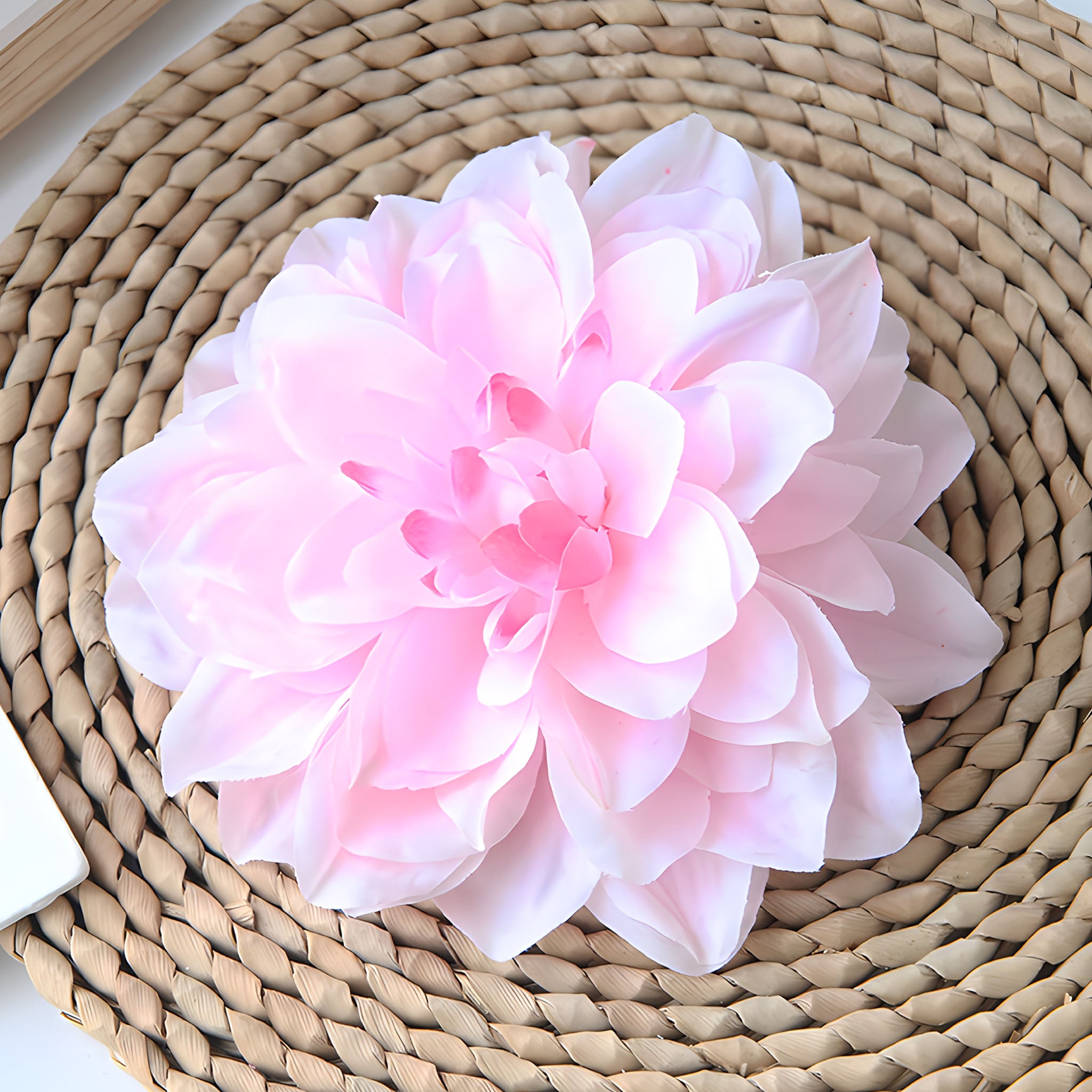 Artificial Dahlia Silk Flower Heads Wholesale Flowers 6"