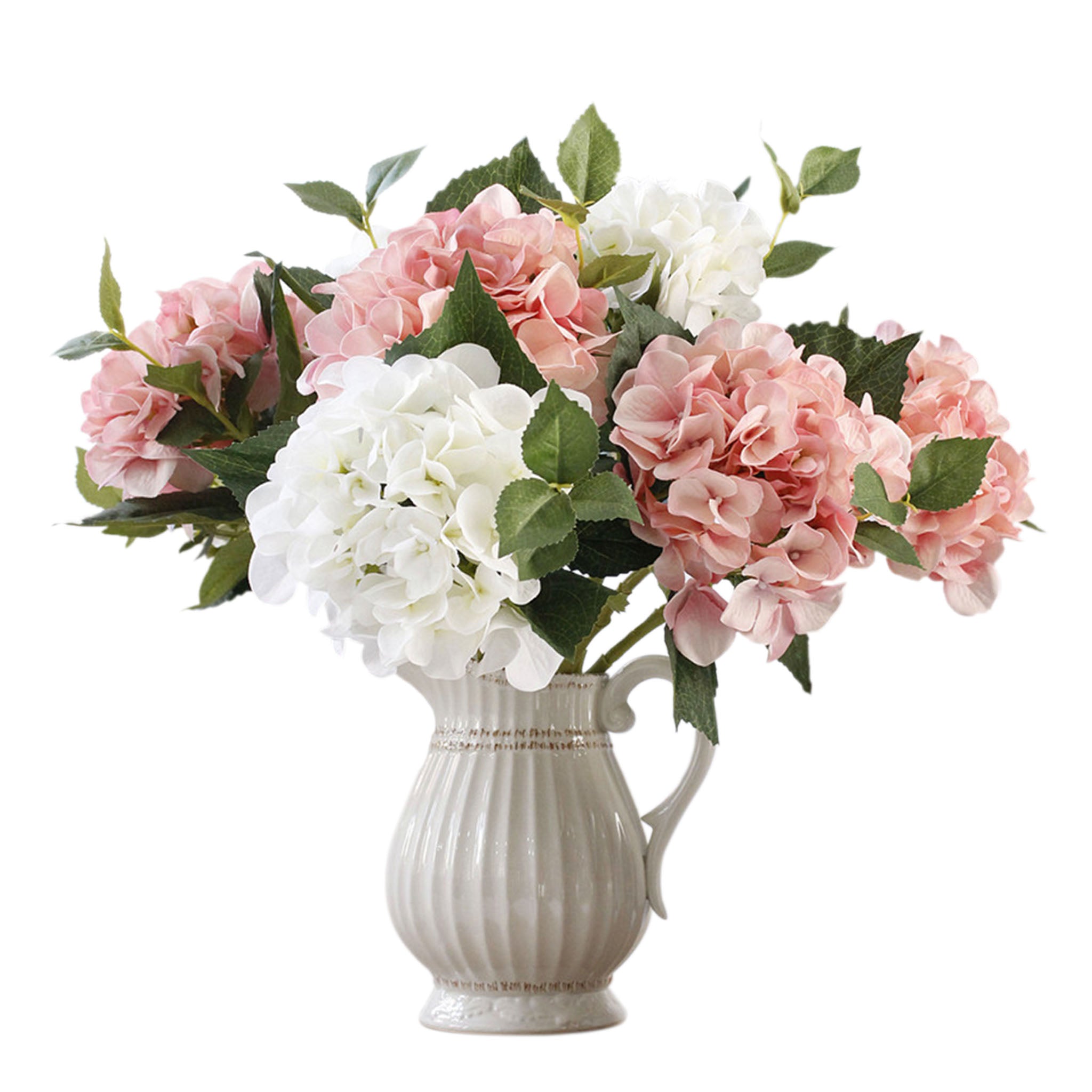 Artificial Hydrangea Silk Hydangea Flowers 6 inch