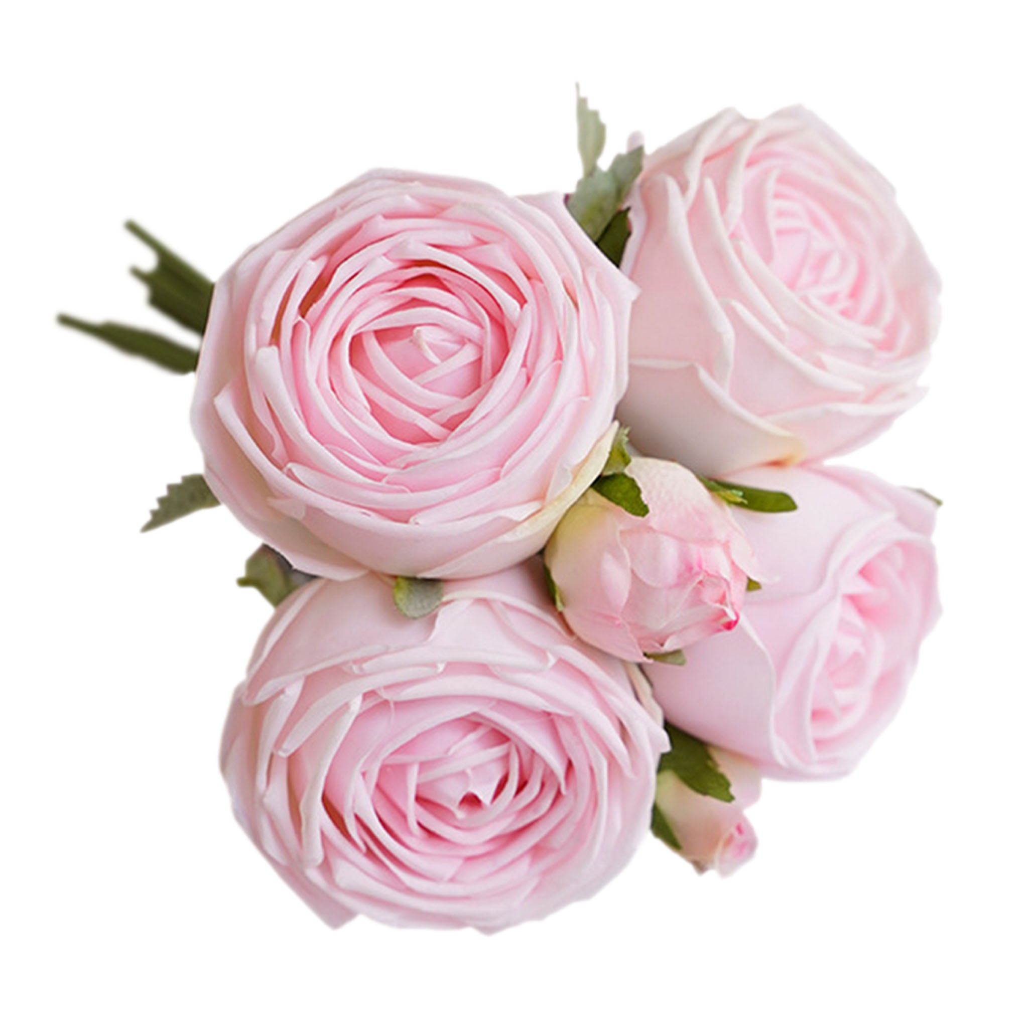 Realisic Fake Flowers Real Touch Rose Bouquet