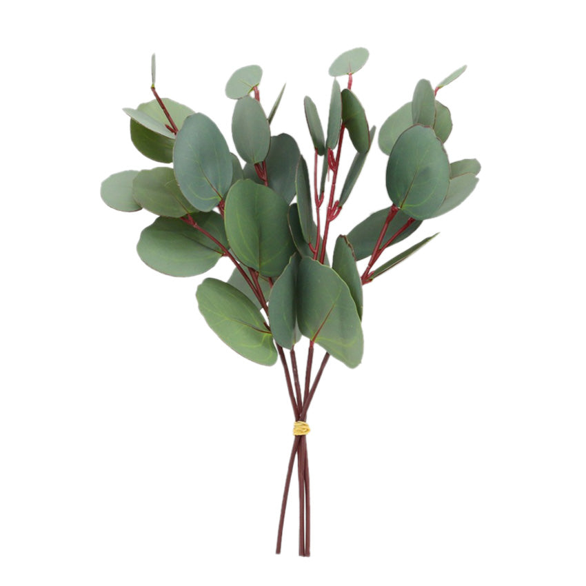 Silver Dollar Eucalyptus Real Touch Eucalyptus Bouquet for Bridal Bouquet Filler