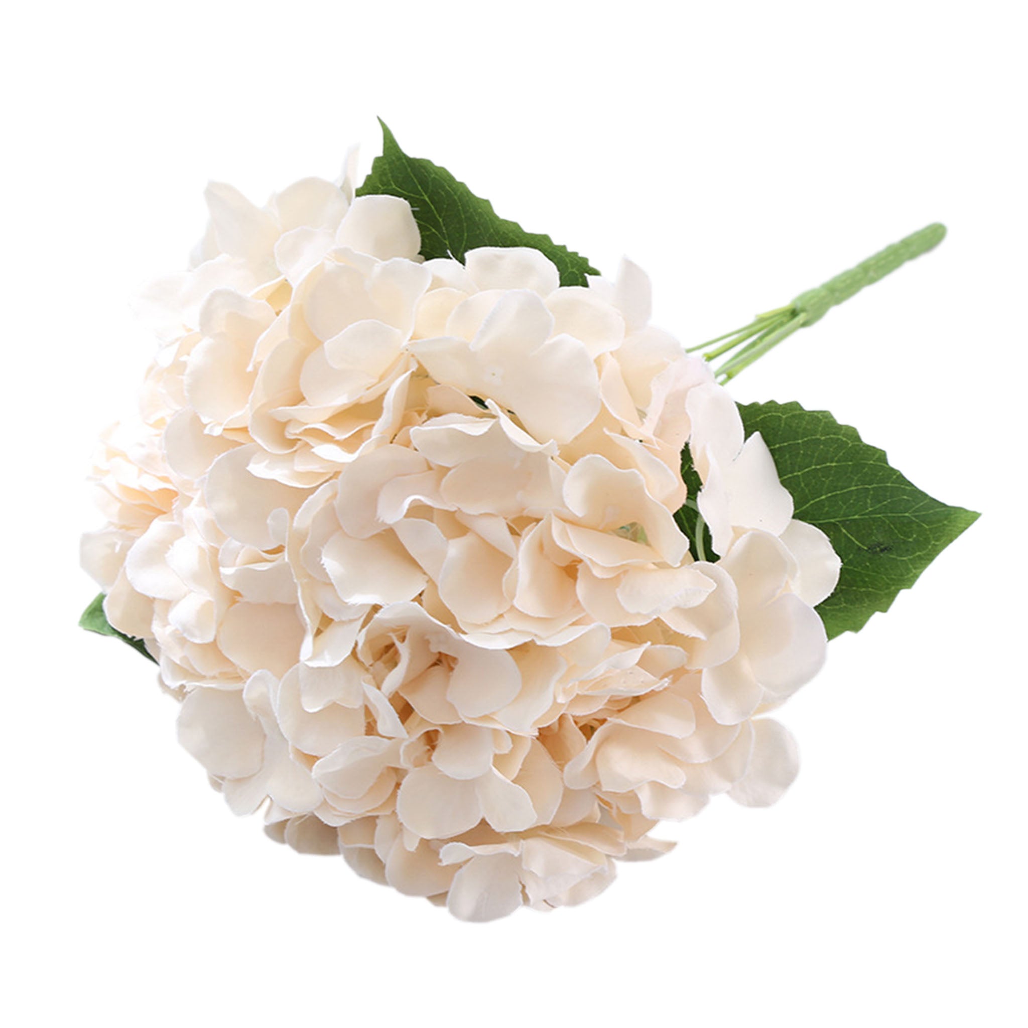 Small Artificial Hydrangea Bunch Blue White Pink Yellow