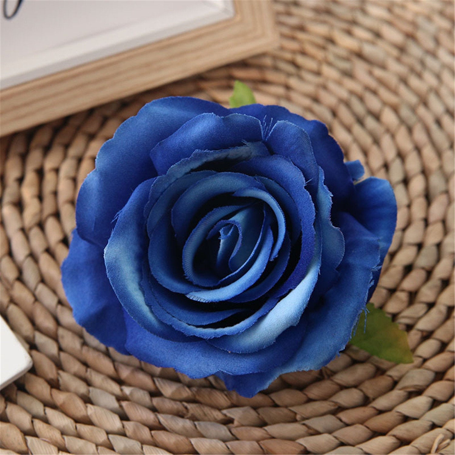 Quality Artificial Flower Heads Velvet Roses