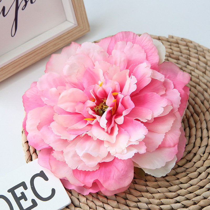 Bulk Large Peony Flowers Silk Flower Heads 6.3"