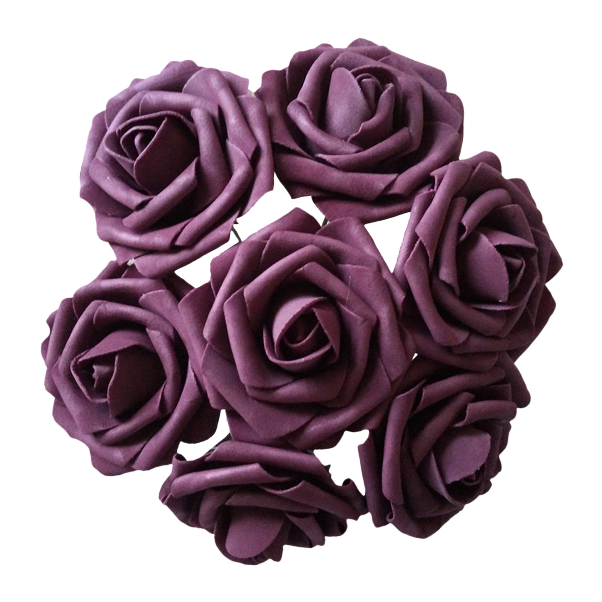 Plum Rose Flowers Artificial Flower Fake Roses