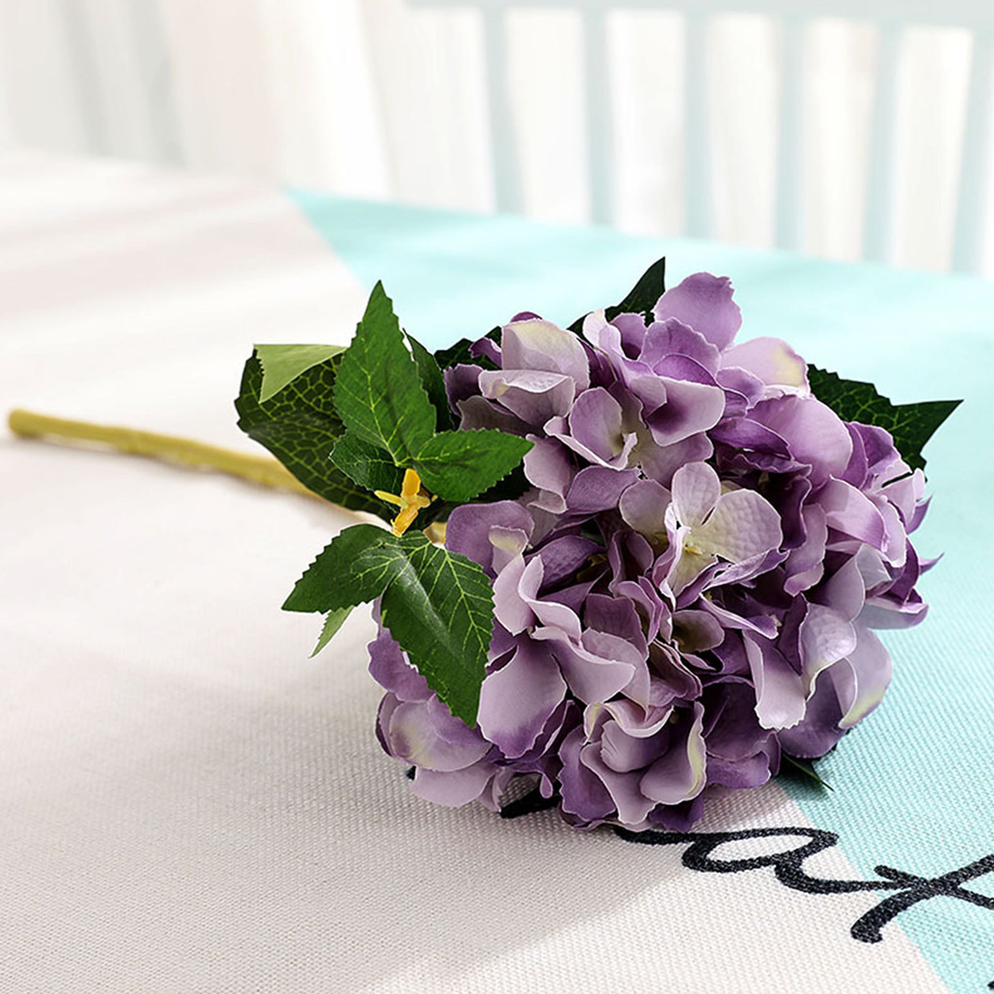 Artificial Hydrangea Flowers Tall 17 inch