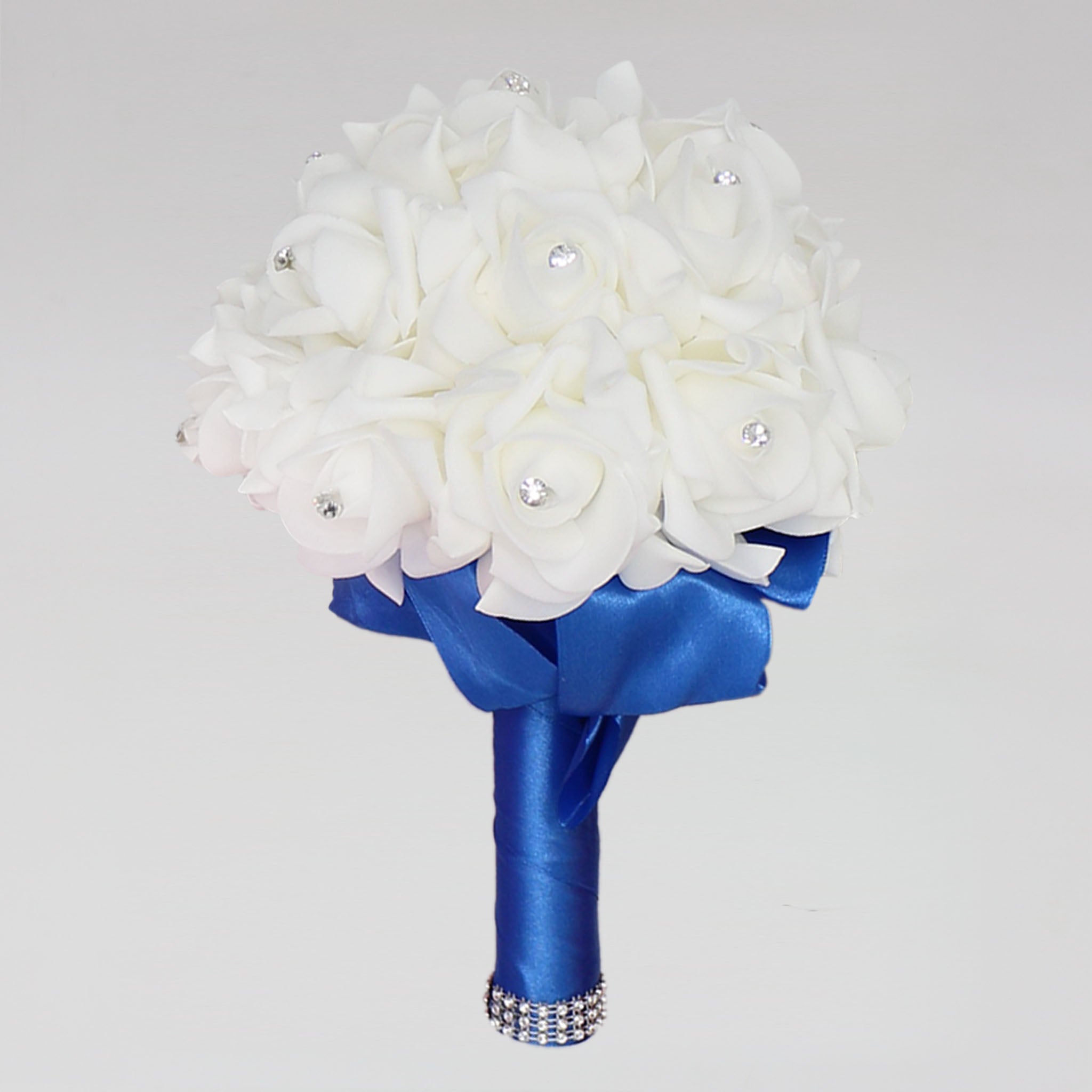 Small Bouquet for Bridesmaids Flower Girl Artificial White Flower Bouquet