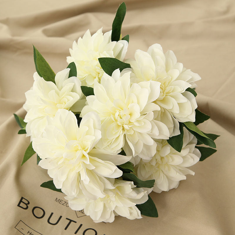 Artificial Dahlia Flowers Home Wedding Floral Arrangement