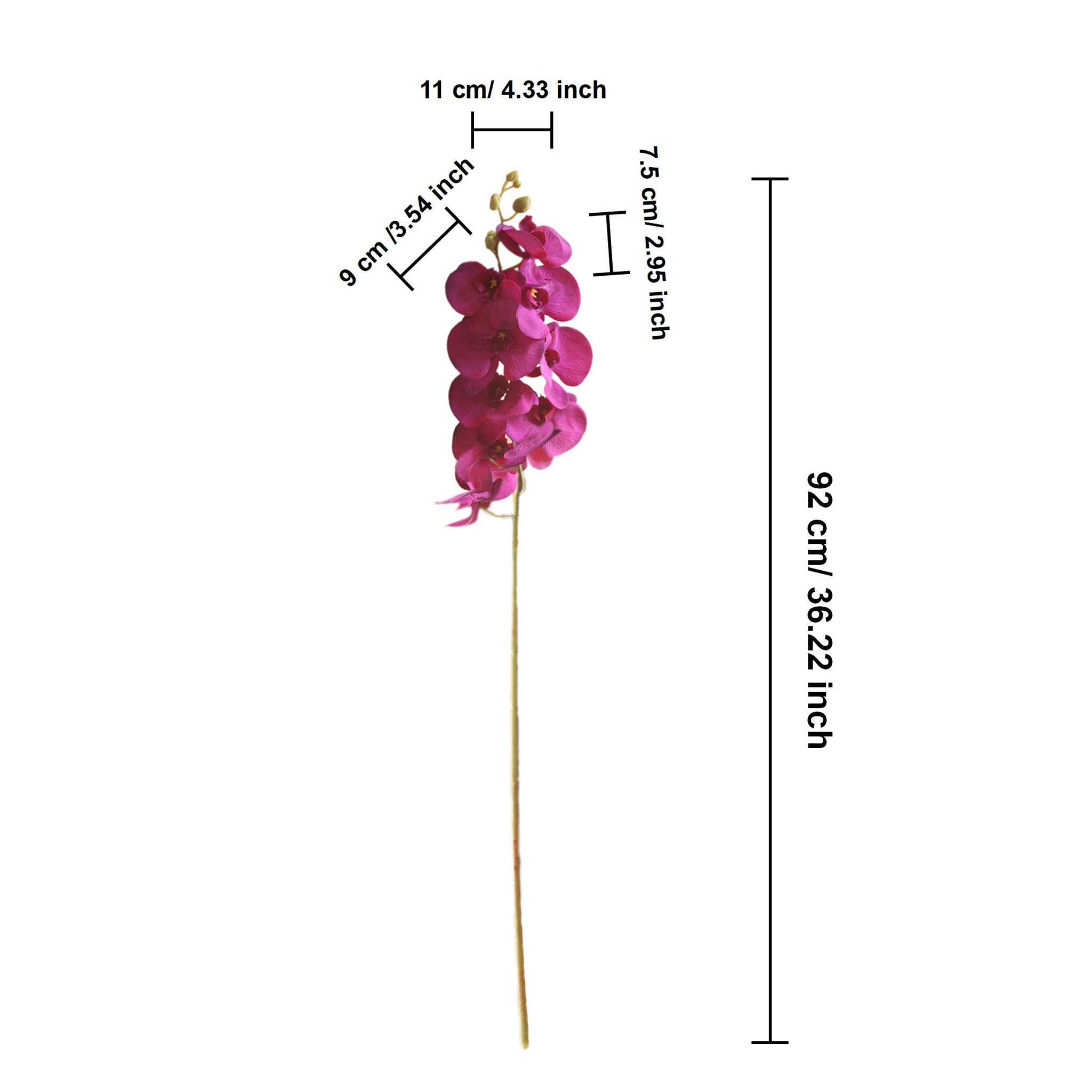 Artificial Orchid Flowers Realistic Phalaenopsis