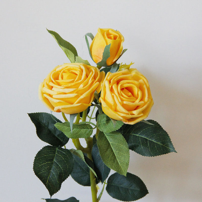 Bright Yellow Spray Roses Real Touch Flowers
