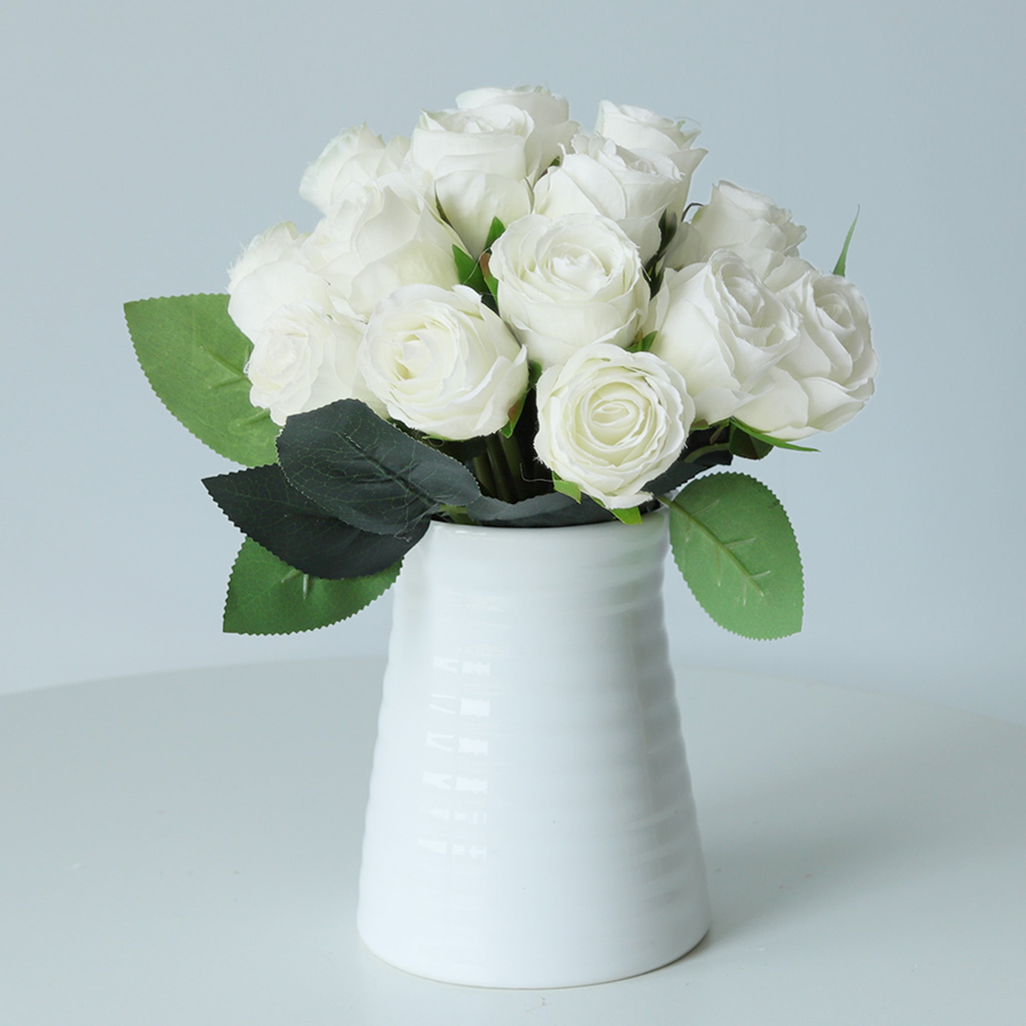 Artificial Silk Rose Buds Bouquet