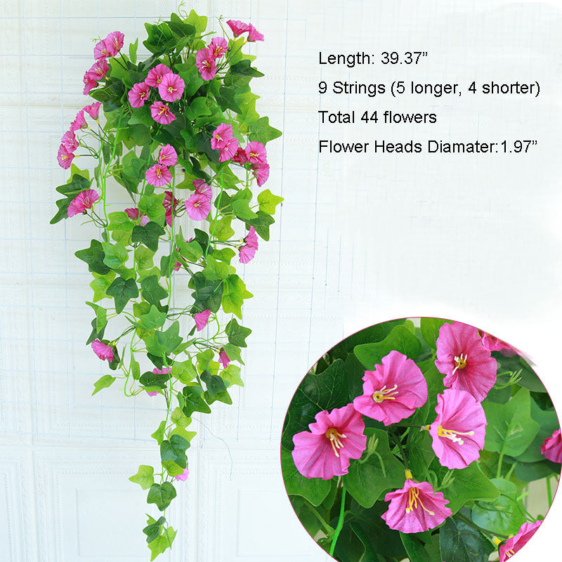 Artificial Ivy Morning Glory Hanging Flower Vines
