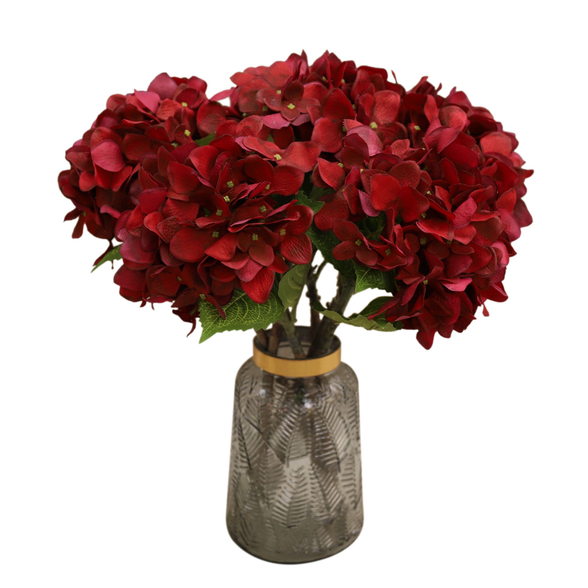 Faux Hydrangea Bloom Real Touch Flower Individual