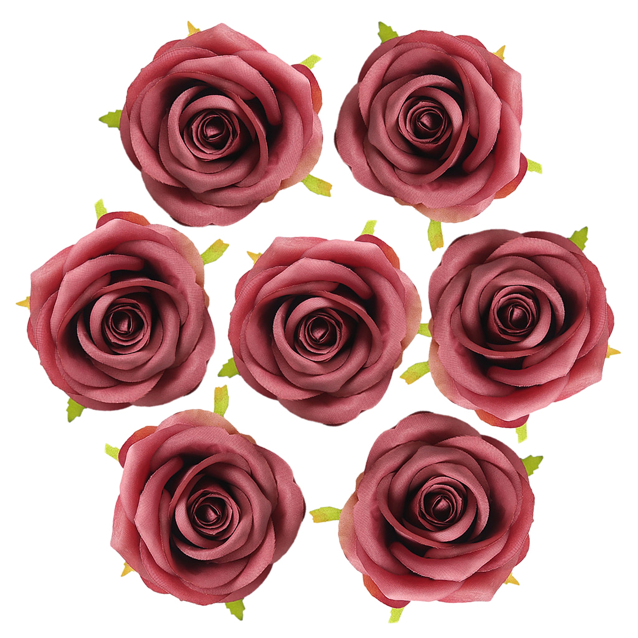 Bulk Flowers Silk Roses Flower Heads 3 inch