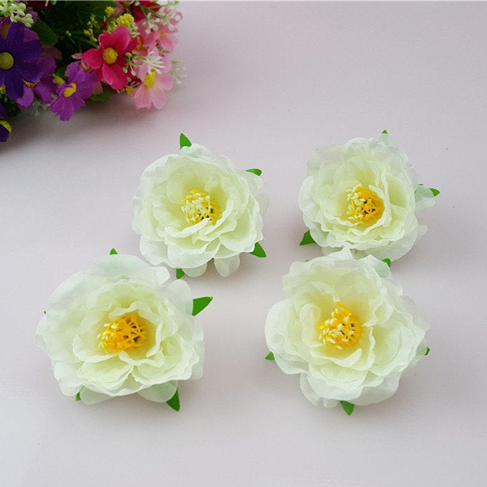 Small Silk Flowers 100 Bulk 2"