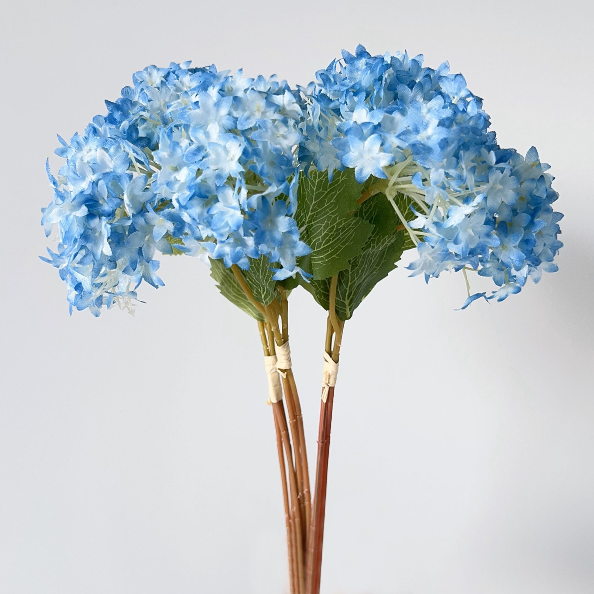 Faux Hydrangea Bundle Mini Hydrangeas Flowers