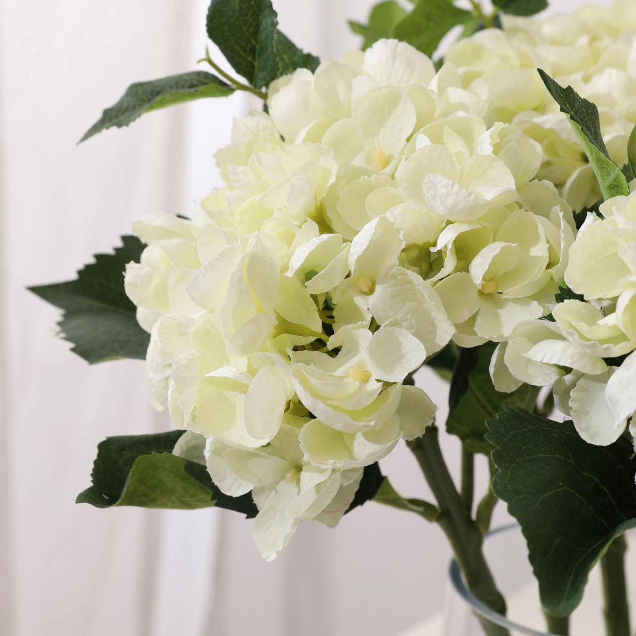 Blue Pink Purple White Silk Hydrangea Flowers