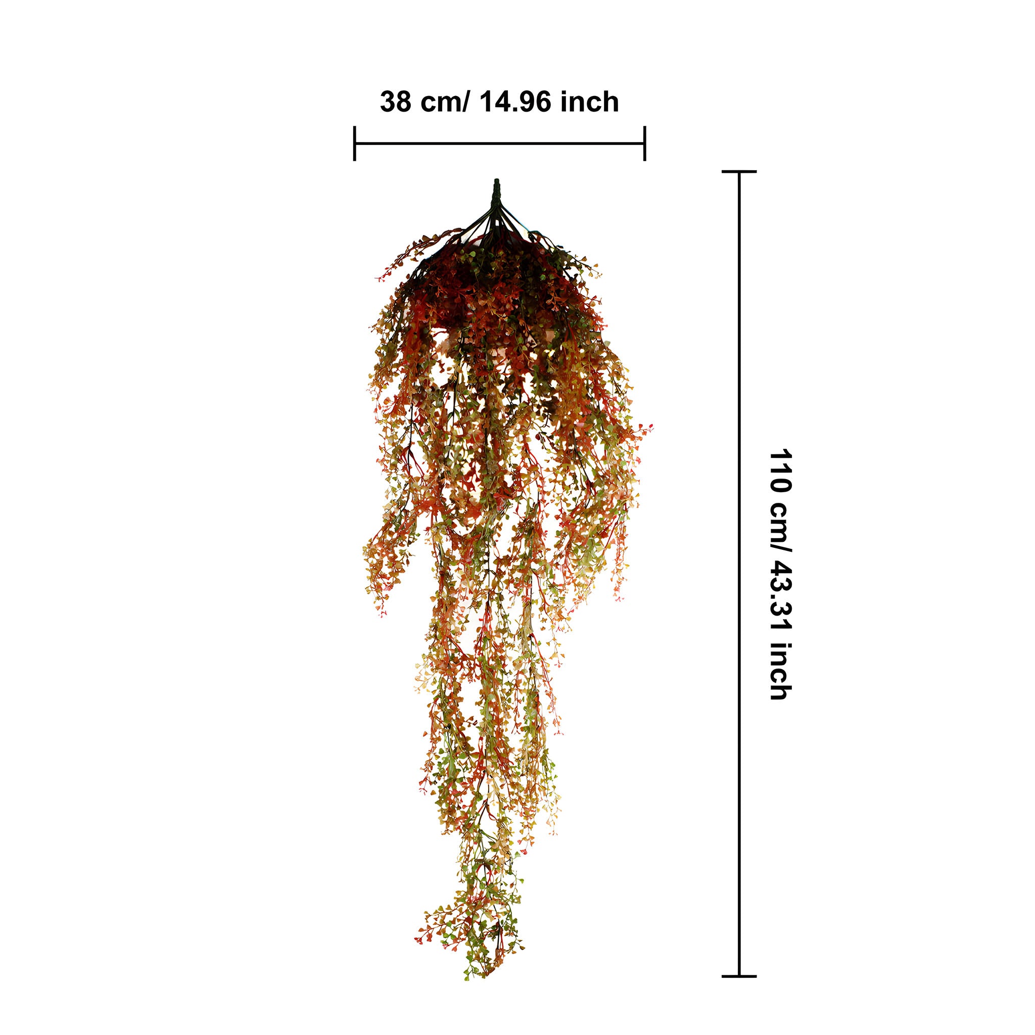 Hanging Vines Artificial Hanging Plants Plastic Outdoor Plants