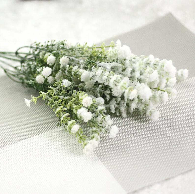 Snow Flakes Artificial Babysbreath Gypsophila Branches