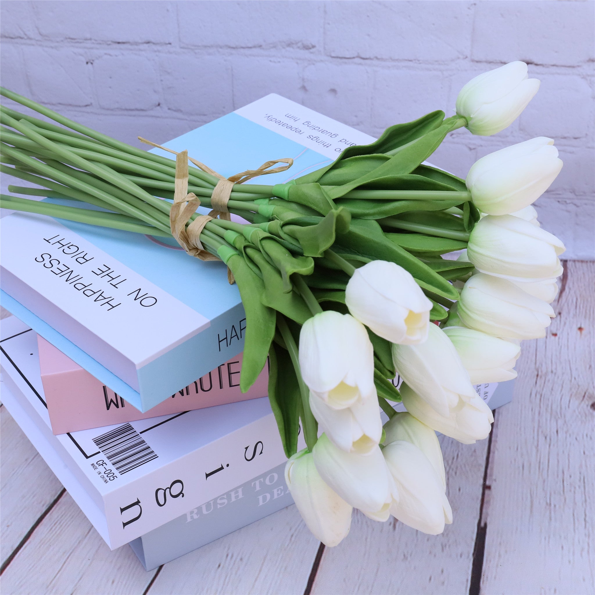 Fake Tulips Bouquet Real Touch Tulips
