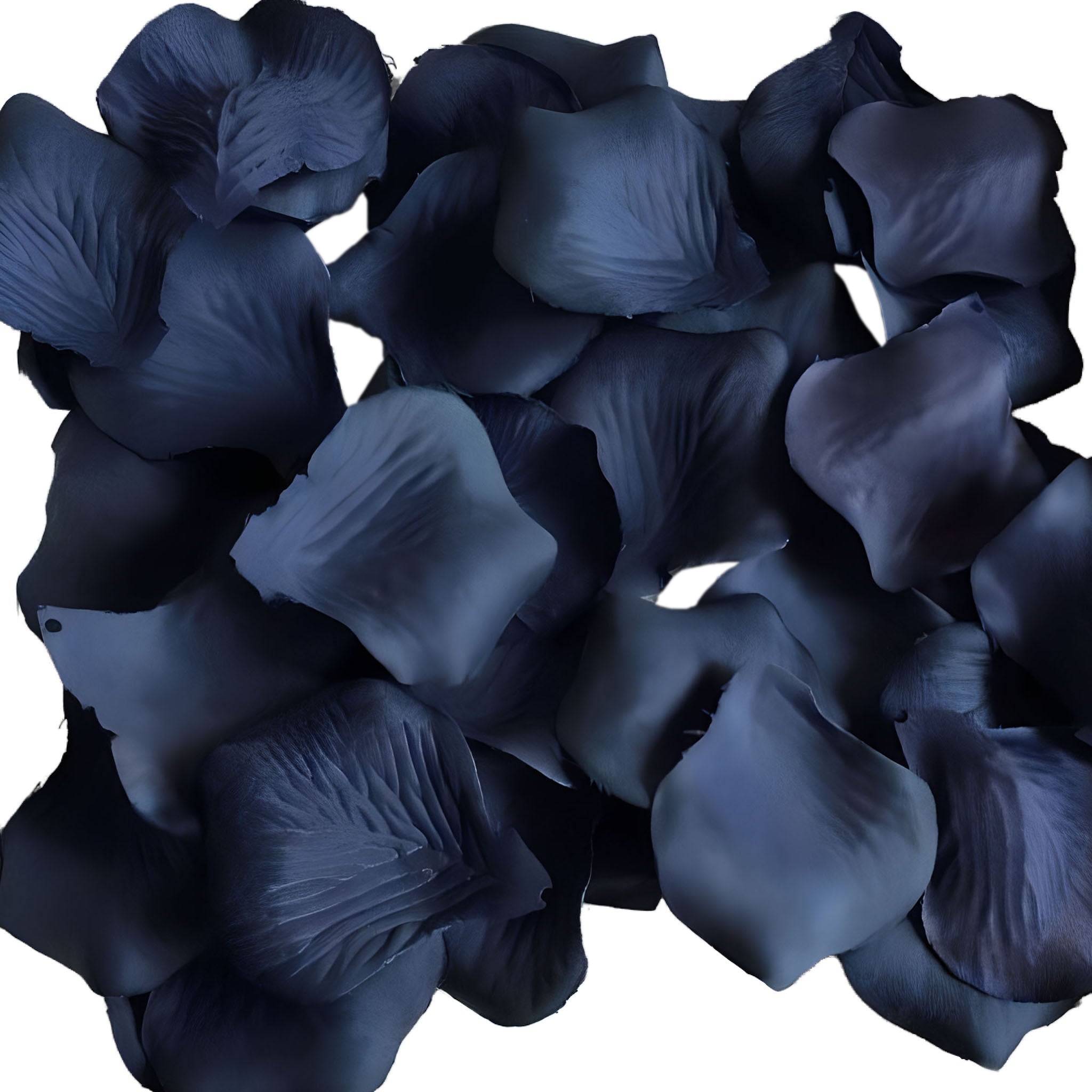 Navy Blue Rose Fake Rose Petals Quality Fabric Petals 500pcs