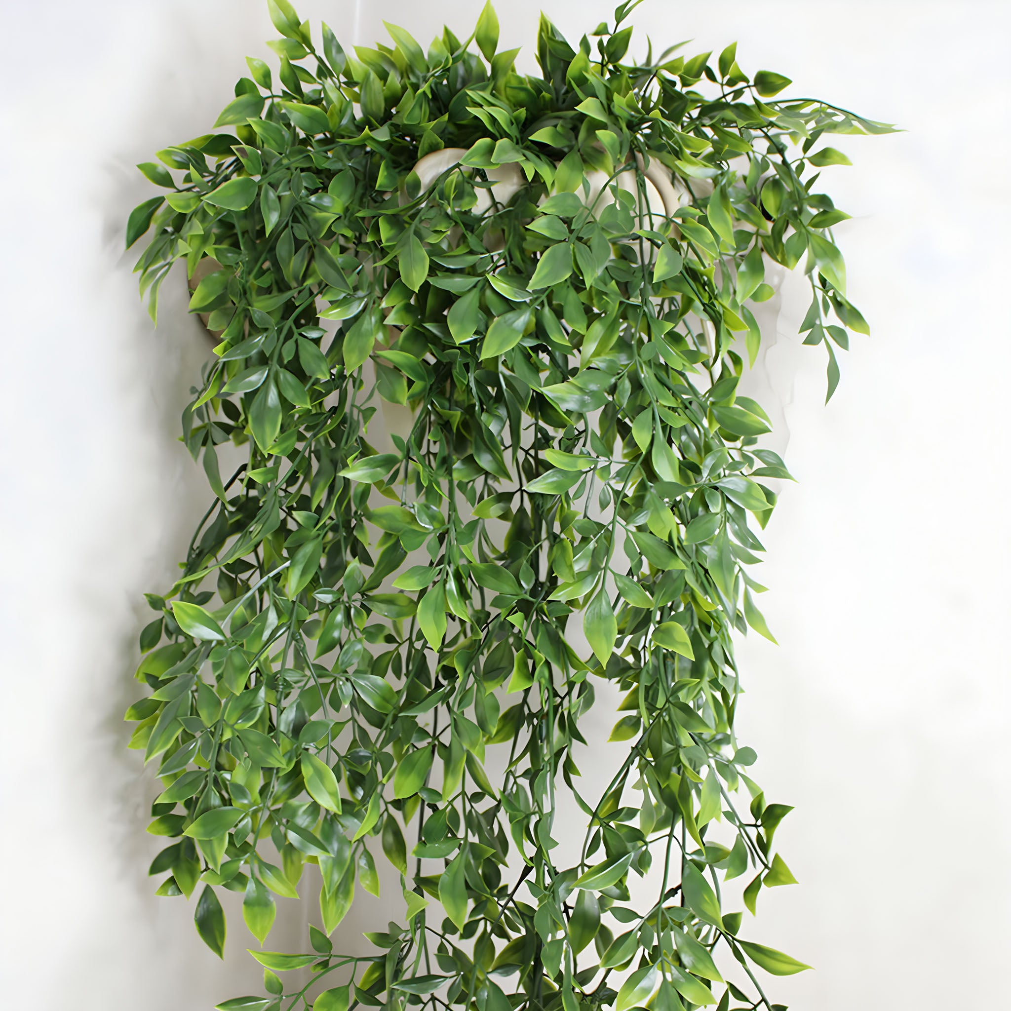 Plastic Fake Hanging Plants for Indoor Wall Decor