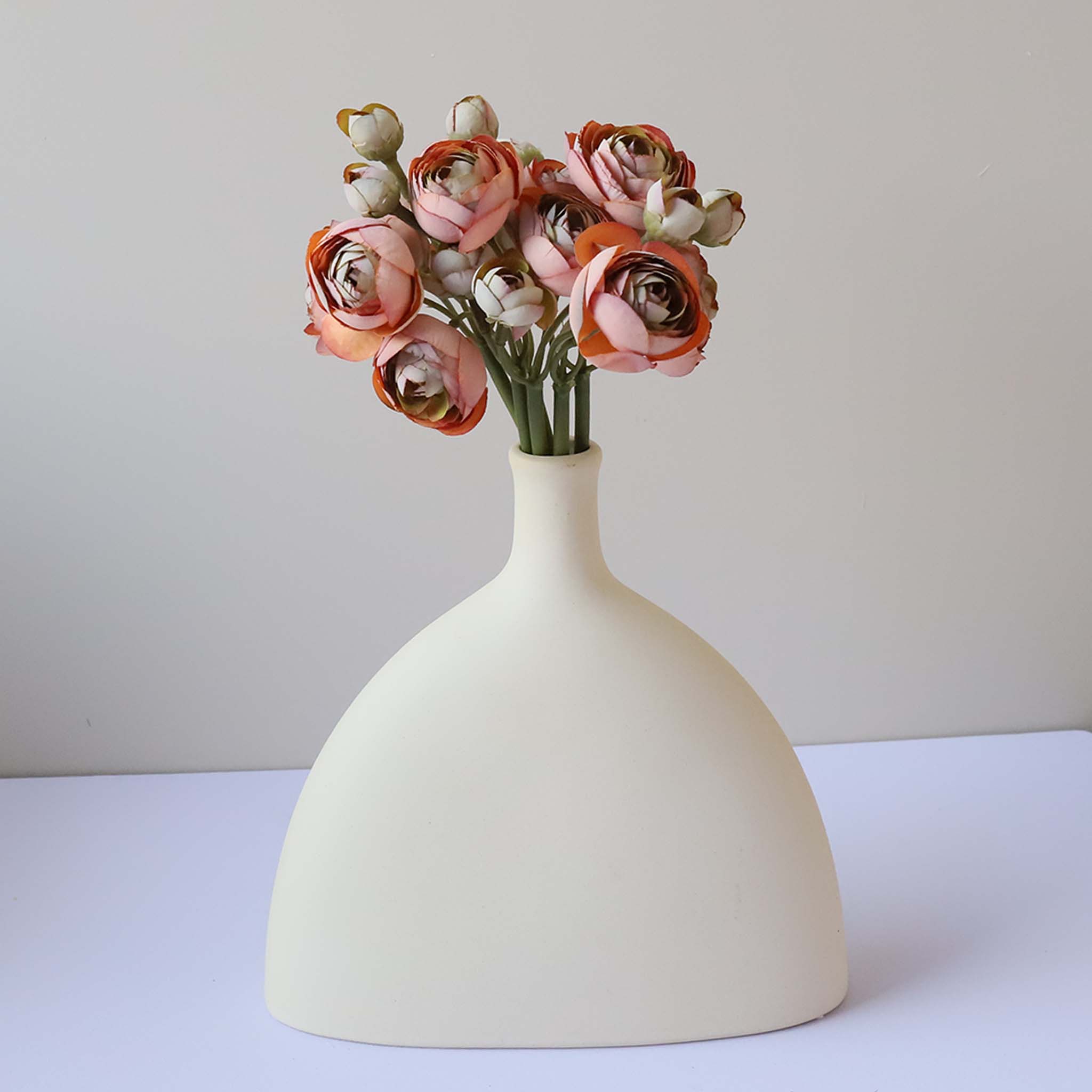 Small Peony Silk Ranunculus Flower Bundle