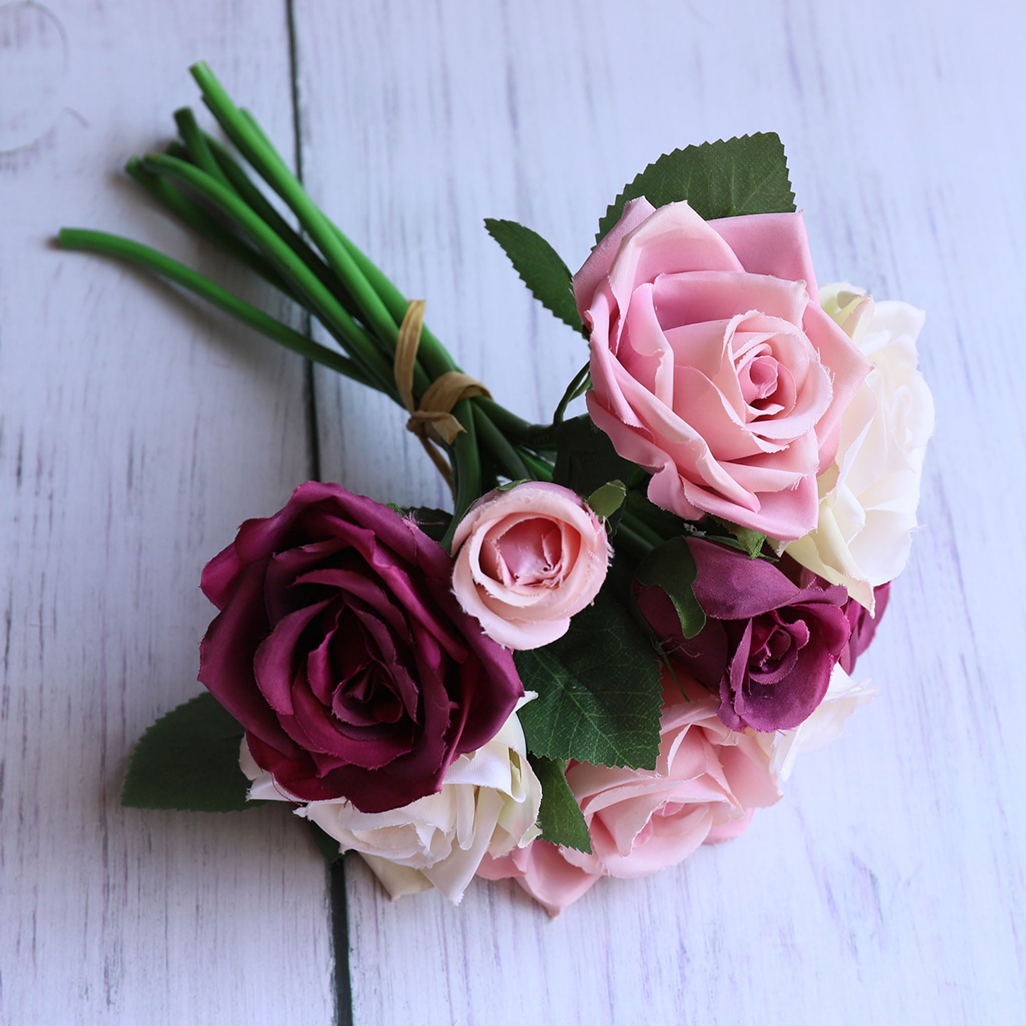 Small Artificial Flower Bouquet for Home Decor DIY Wedding Flowers
