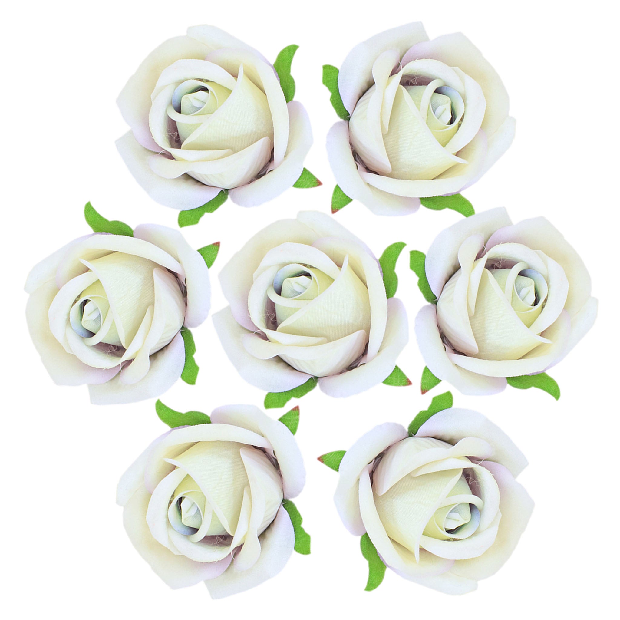 Artificial Flowers Silk Rosebud Flower Heads
